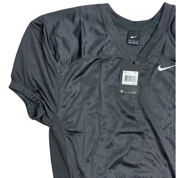 Nike Football Jersey Boys 2XL Gray Stock Vapor Mesh Varsity Practice 908739-060 - Picture 4 of 8